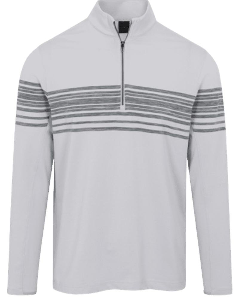 Dunning Mathis Graphene Men's Microchip Grey Quarter Zip Pullover