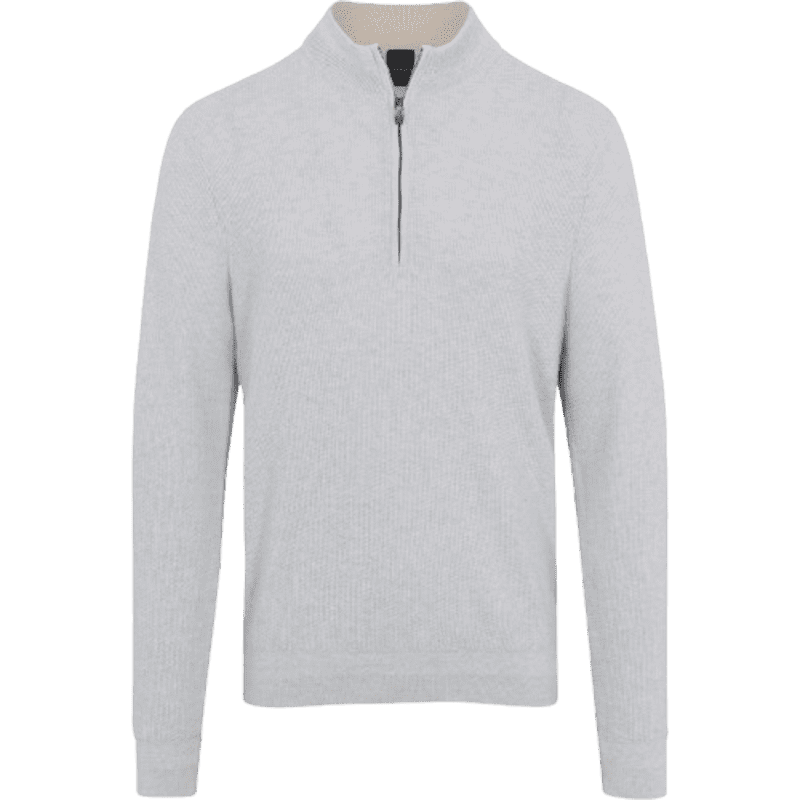 Dunning Connor All-Season Men's Microchip Heather Quarter Zip Sweater