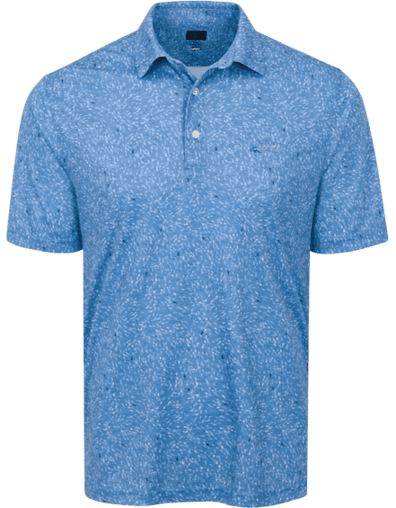 Greg Norman Shark Frenzy Men’s Blue Cloud Shirt
