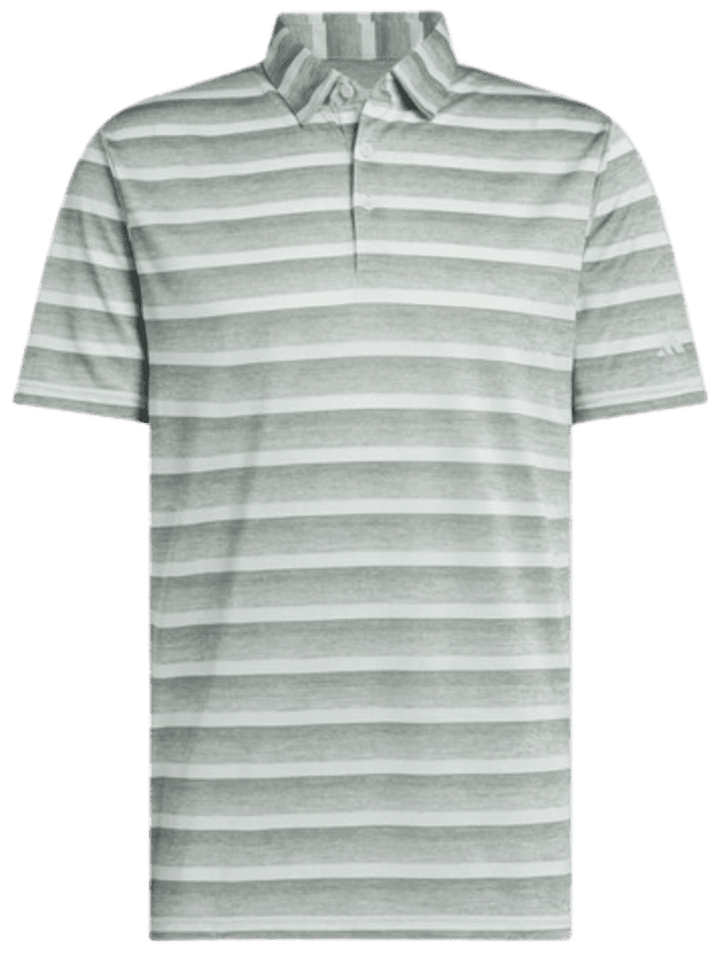 adidas Two-Colour Striped Men's Silver Green Shirt