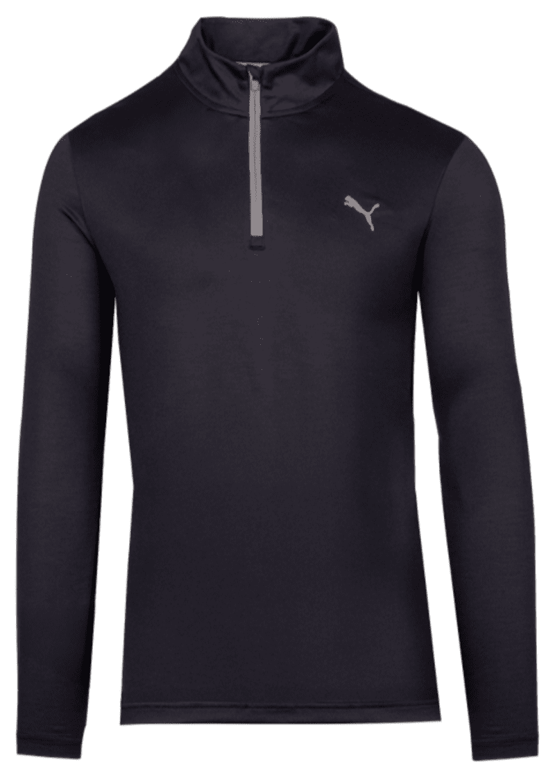 Puma Icon 2 Men's Black Quarter Zip Pullover