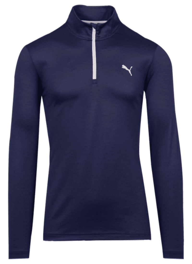 Puma Icon 2 Men's Navy Quarter Zip Pullover