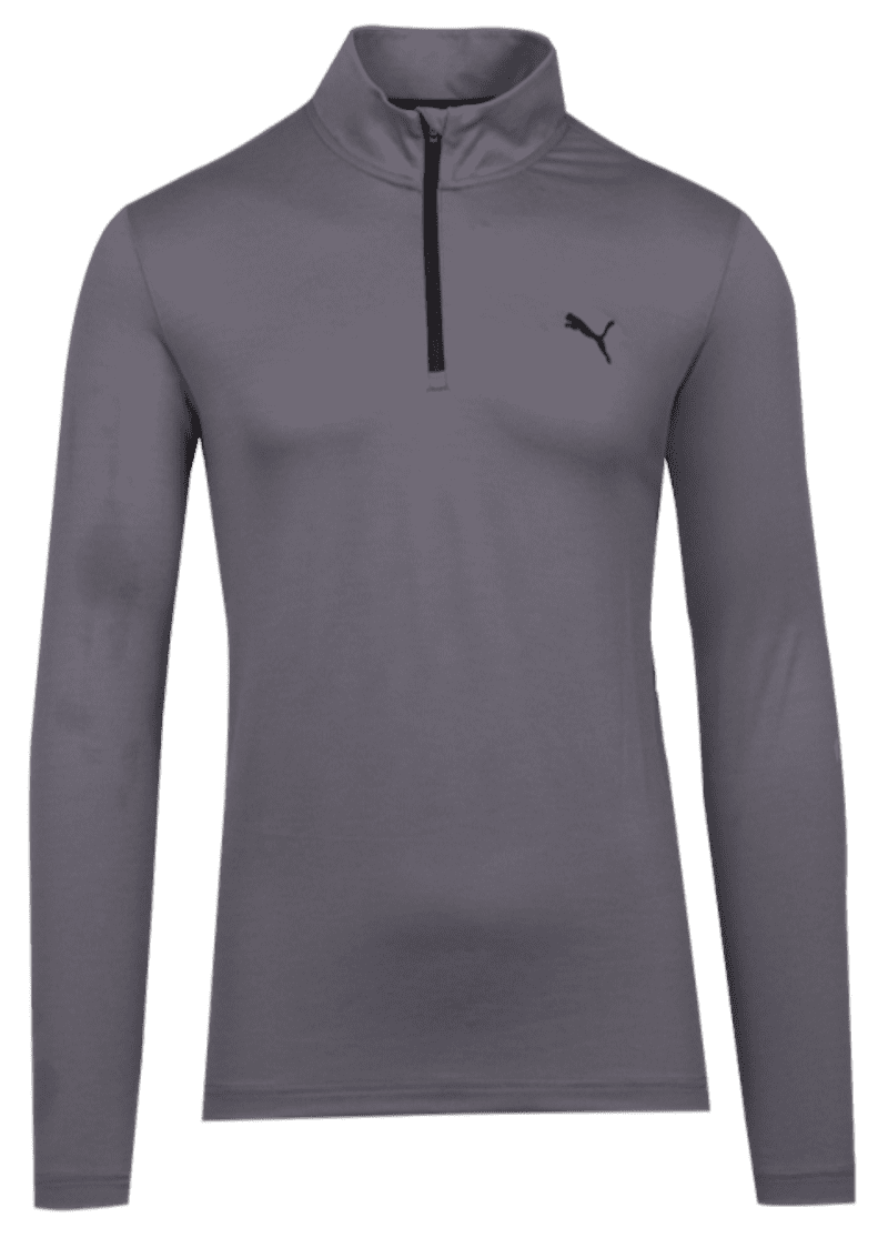 Puma Icon 2 Men's Sky Grey Quarter Zip Pullover
