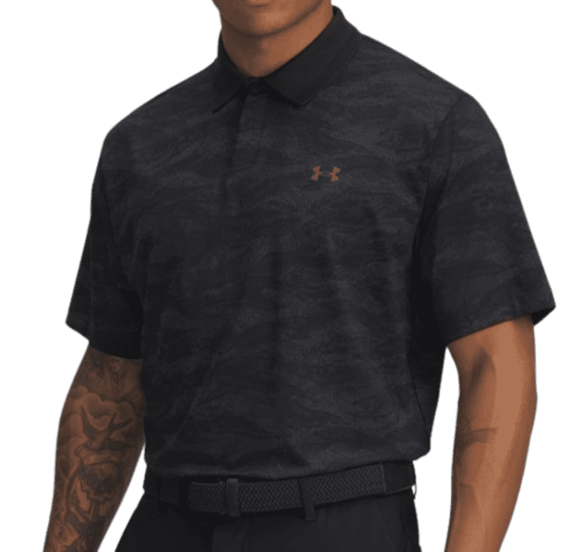 Under Armour Driver Chill Printed Men's Black Shirt