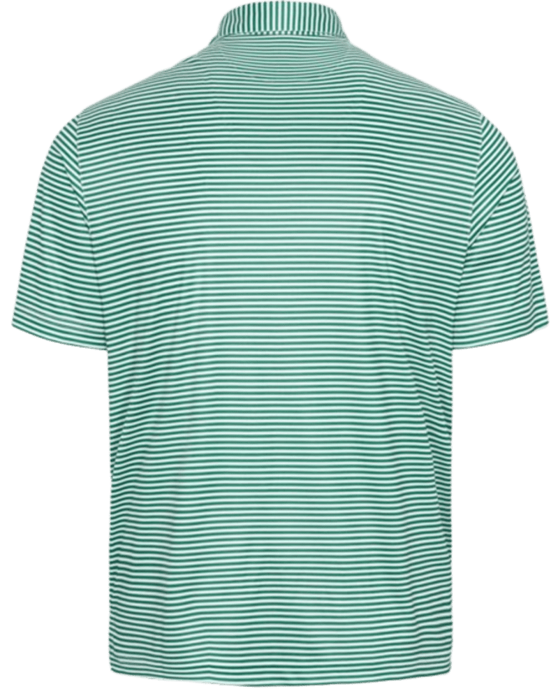 Greg Norman Masters Stripe Print Men's Evergreen Shirt