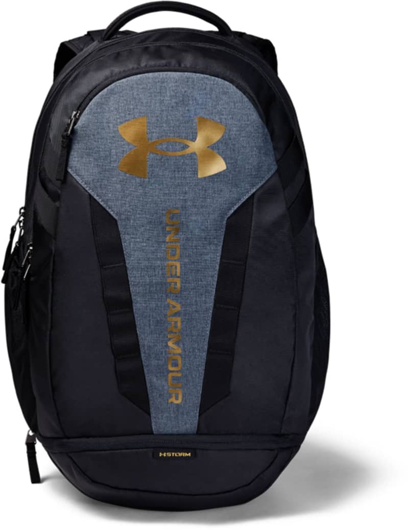Under Armour Hustle 5.0 Black/Golf Backpack 