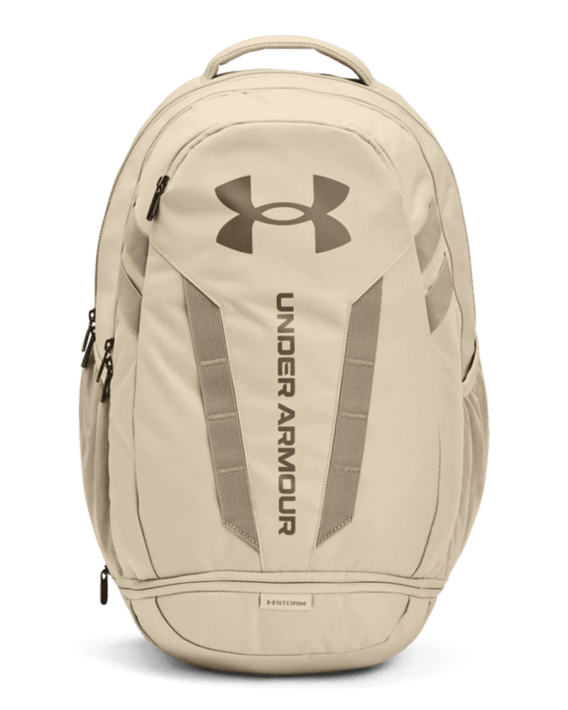 Under Armour Hustle 5.0 Tan Backpack 