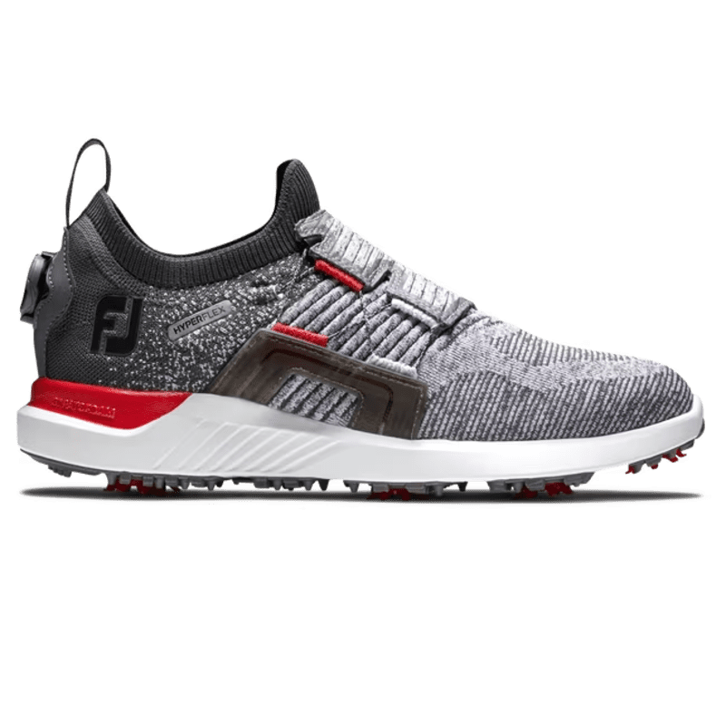 FootJoy Men's Hyperflex BOA Shoes (White/ Grey)
