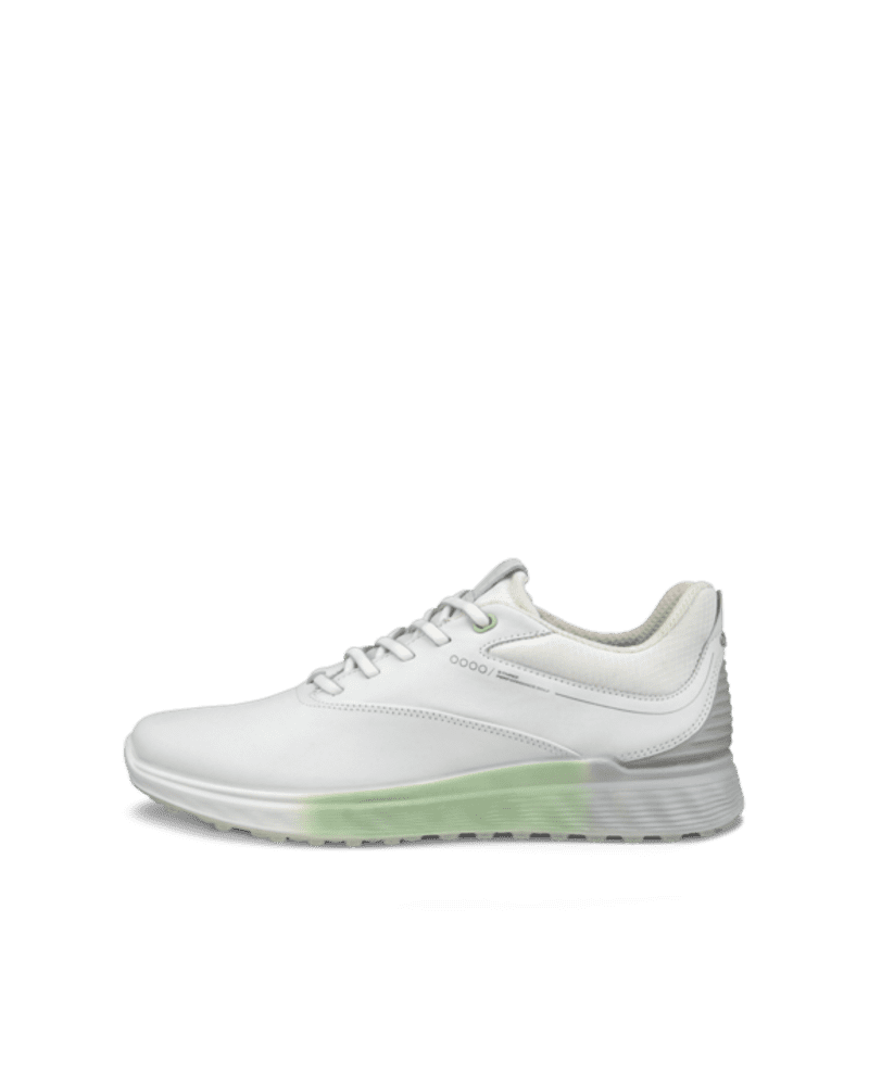 Ecco S-Three Ladies White/ Matcha Shoes