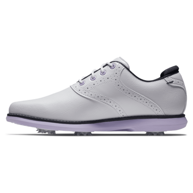 FootJoy Traditions Ladies White/Purple Shoes