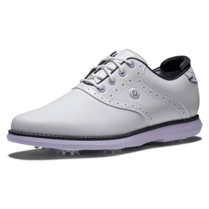 FootJoy Traditions Ladies White/Purple Shoes