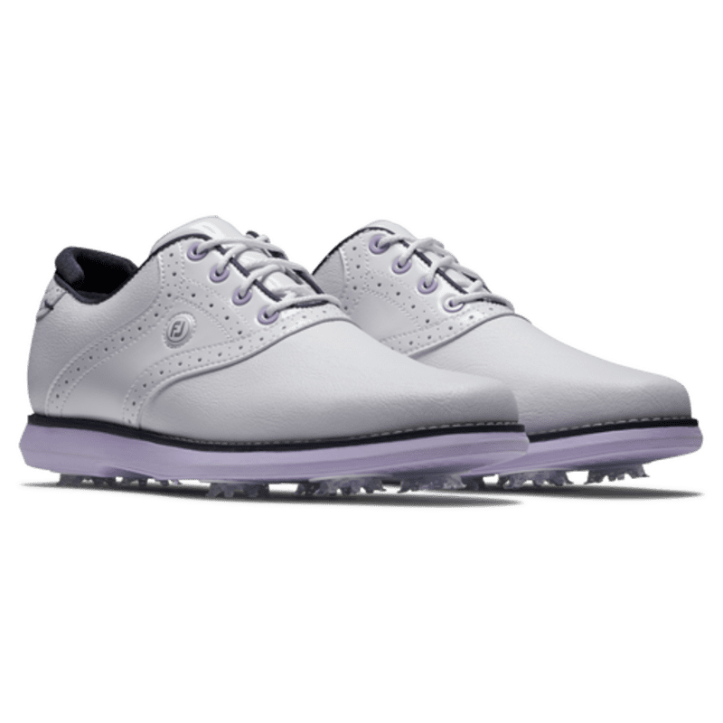 FootJoy Traditions Ladies White/Purple Shoes