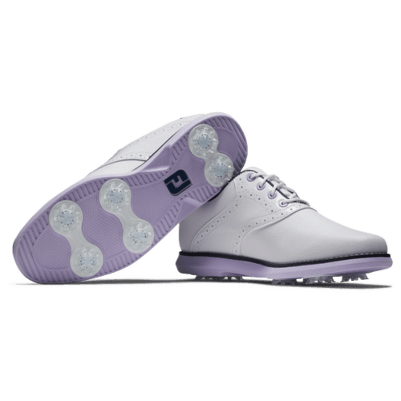 FootJoy Traditions Ladies White/Purple Shoes