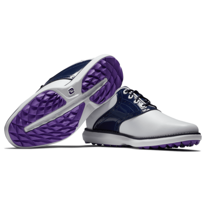 FootJoy Traditions SL Ladies White/Navy Shoes
