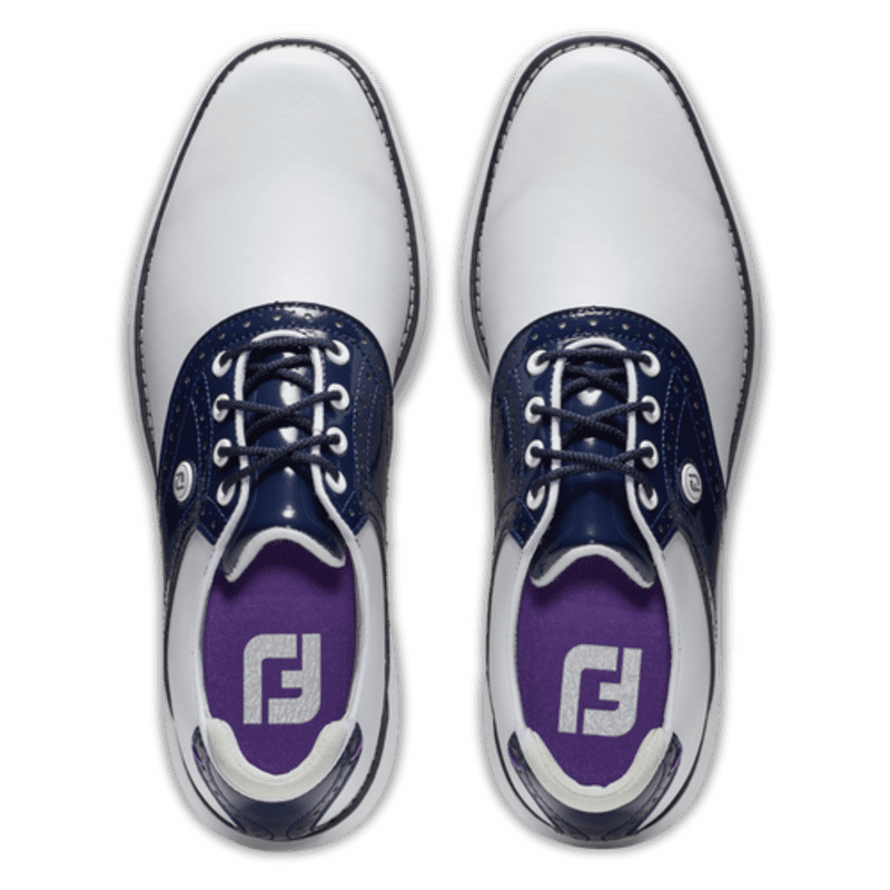 FootJoy Traditions SL Ladies White/Navy Shoes