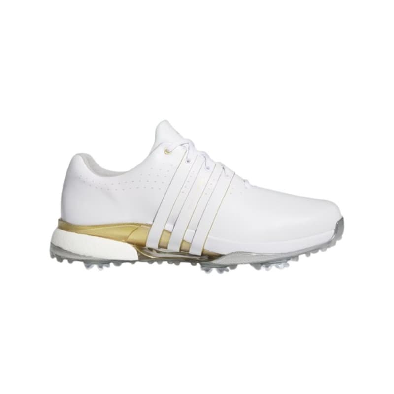 adidas Men’s Tour360 Shoes (White/Gold)