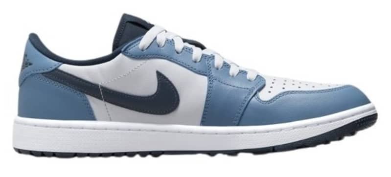 Nike Air Jordan 1 Low G Men’s White and Blue Shoe