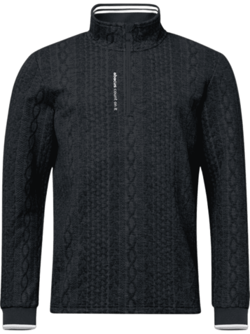 Abacus Woburn Midlayer Men’s Black Quarter Zip Pullover
