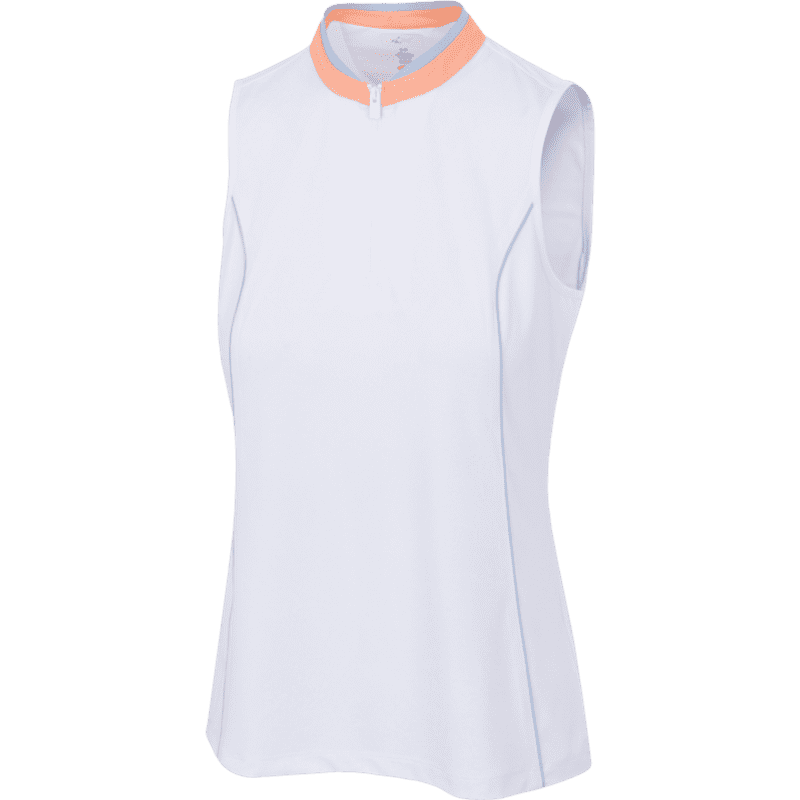 Greg Norman Sahara SL Ladies White Shirt