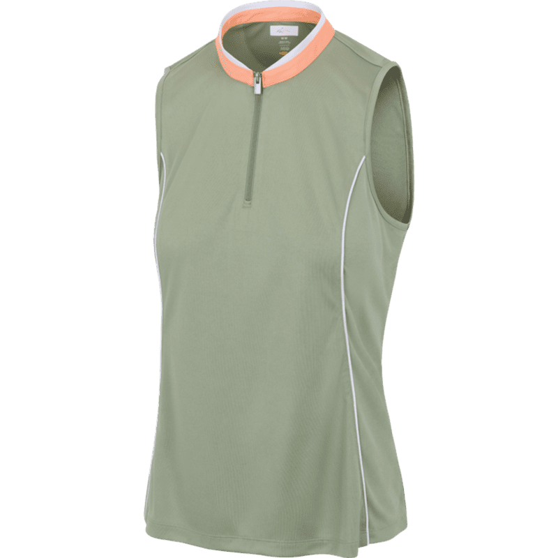 Greg Norman Sahara SL Ladies Gravel Shirt
