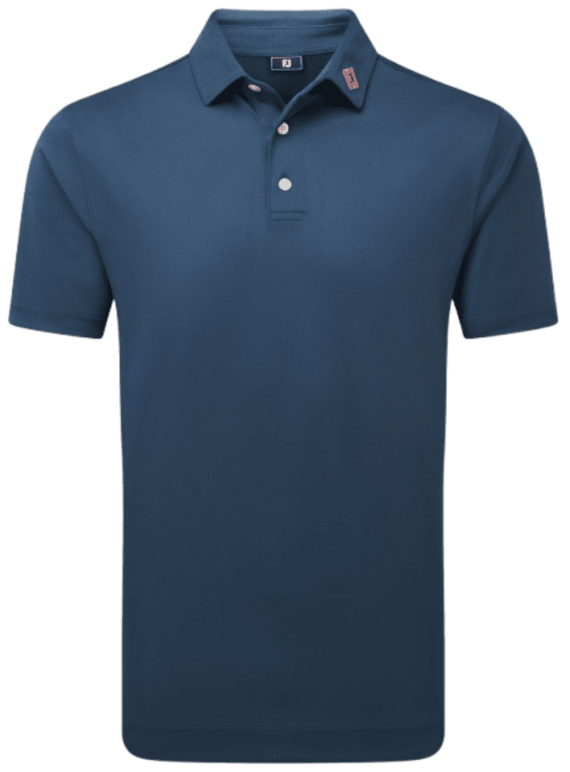 FootJoy Stretch Pique Solid Dark Denim Shirt