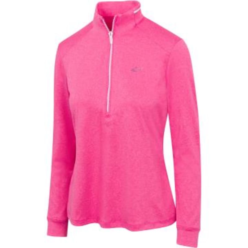 Greg Norman Leaderboard Half Zip Ladies Pink Pullover
