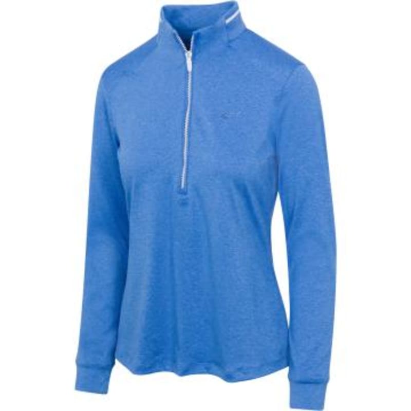 Greg Norman Leaderboard Half Zip Ladies Blue Pullover