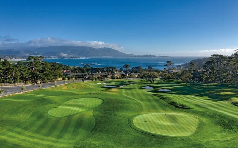Pebble Beach Golf Tour: 3 nights for 2 at The Lodge at Pebble Beach + Golf with carts at Pebble Beach, Spyglass and The Hay at Pebble Beach!