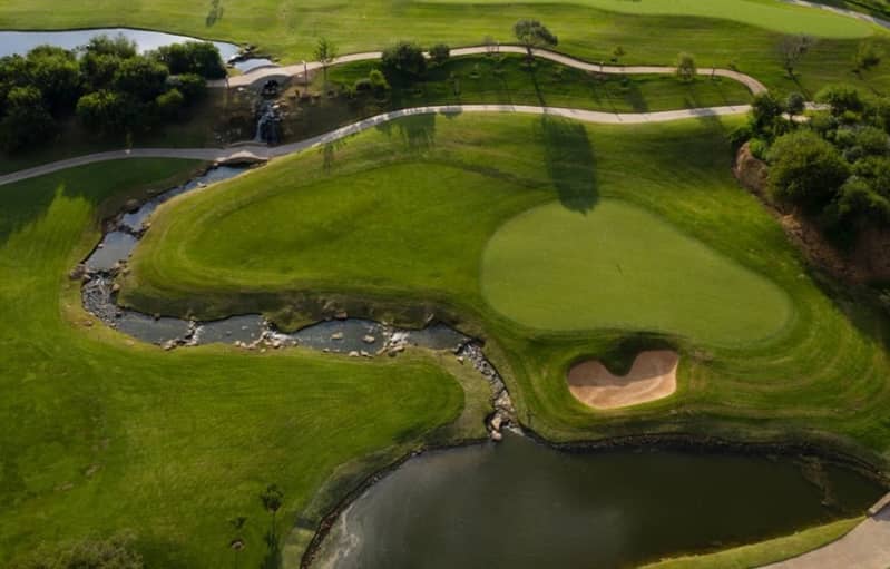 Play the Host Course of LIV SA: Steyn City Hotel by Saxon - 1 Night in the 4 Bedroom Presidential Suite + Breakfast + 4 Ball with carts at Steyn City Golf Club!