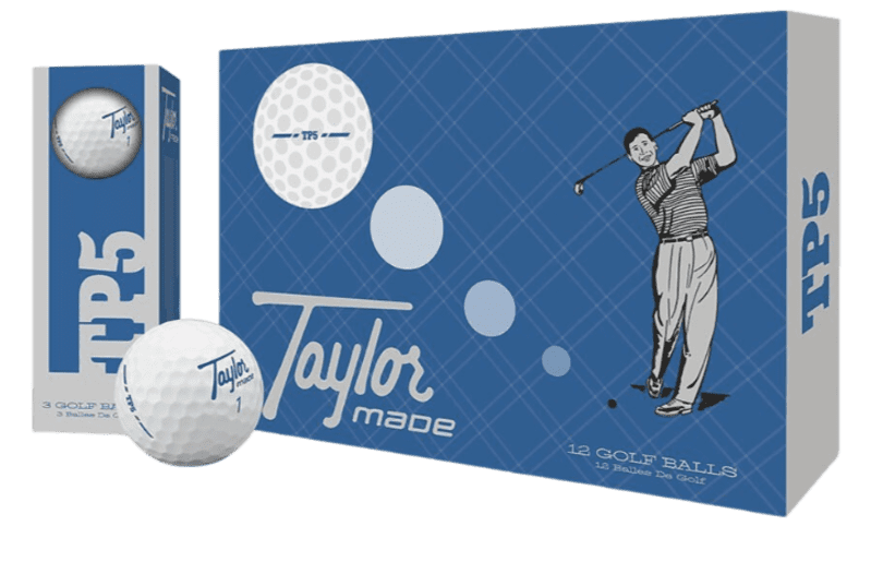TaylorMade Heritage TP5 Men's Golf Ball (2025)