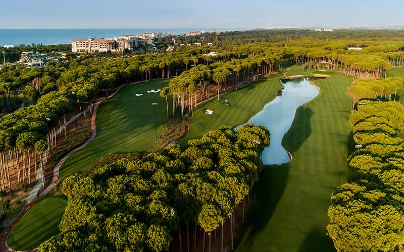 Turkey Golf Tour Cornelia Diamond 5* Hotel: 7 Night ALL-INCLUSIVE Stay + 4 rounds at Cornelia Championship Golf Course Designed by Nick Faldo