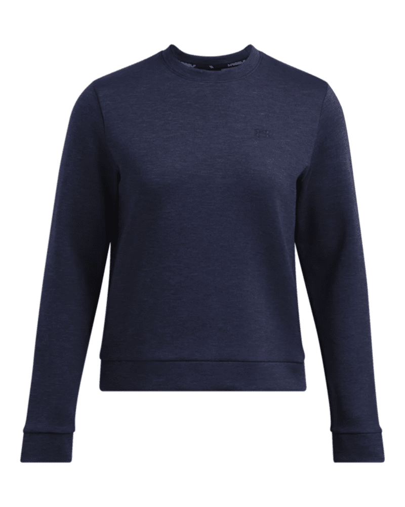  Under Armour Ladies Crew Midlayer Navy Jersey