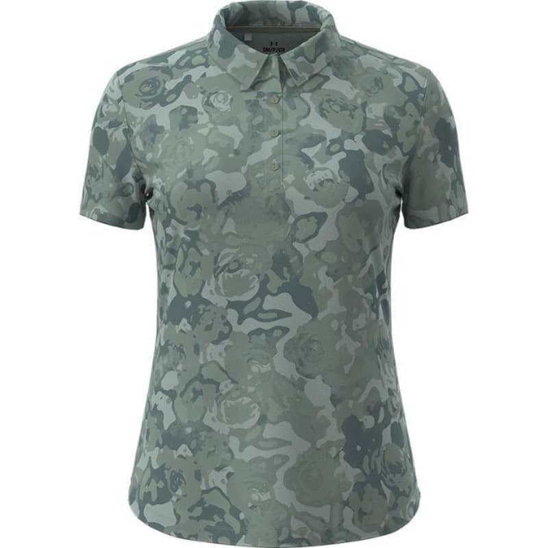  Under Armour PlayOff 3 Print  Ladies Green Shirt 