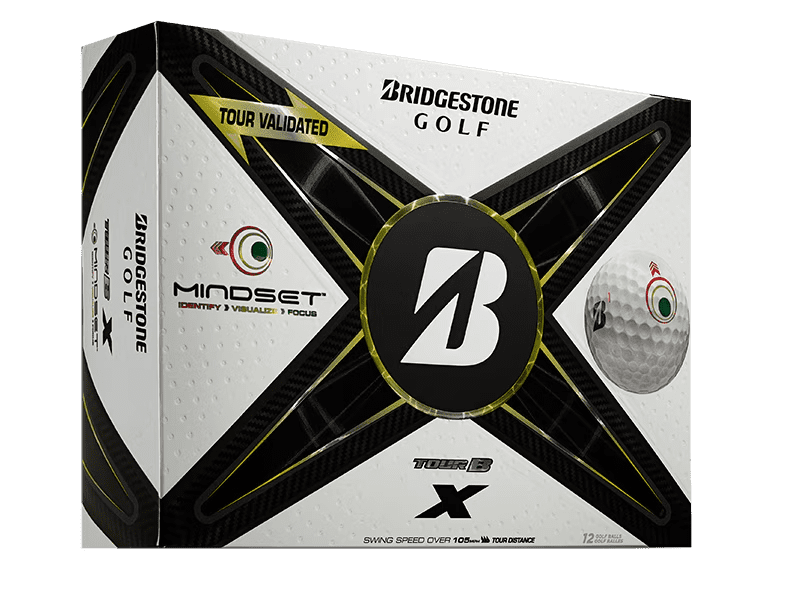 Bridgestone Tour B X Mindset Men's Golf Ball (2025) 