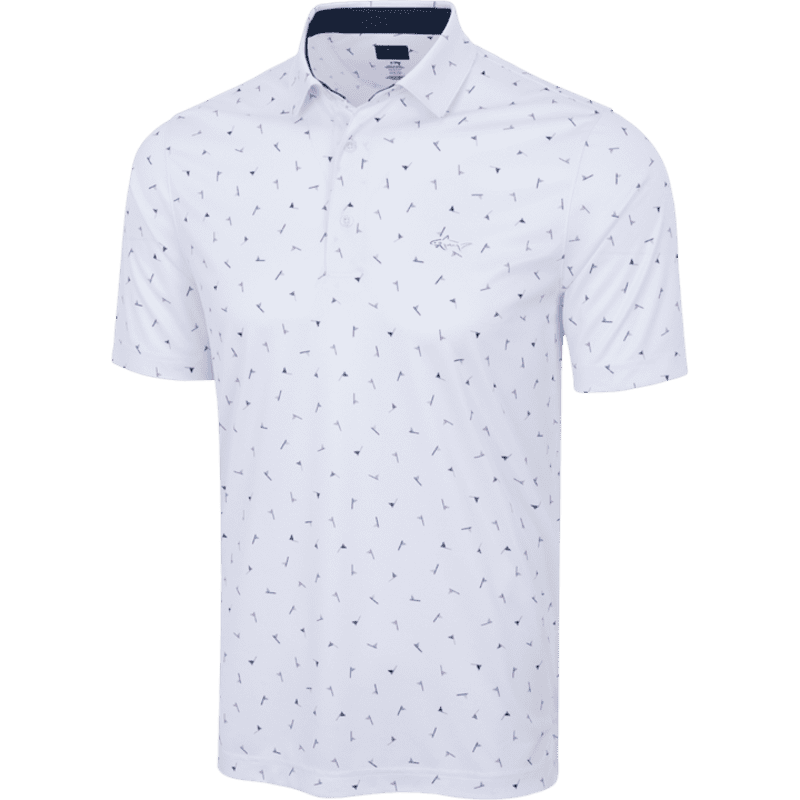 Greg Norman Victory Flag White Men's Shirt