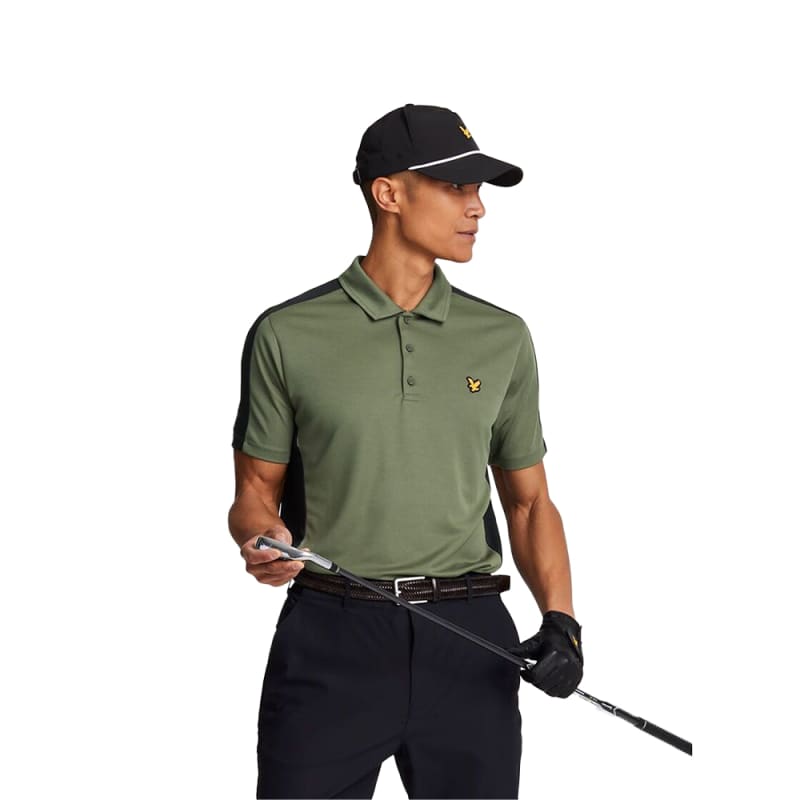 Men's Golf Striped Polo