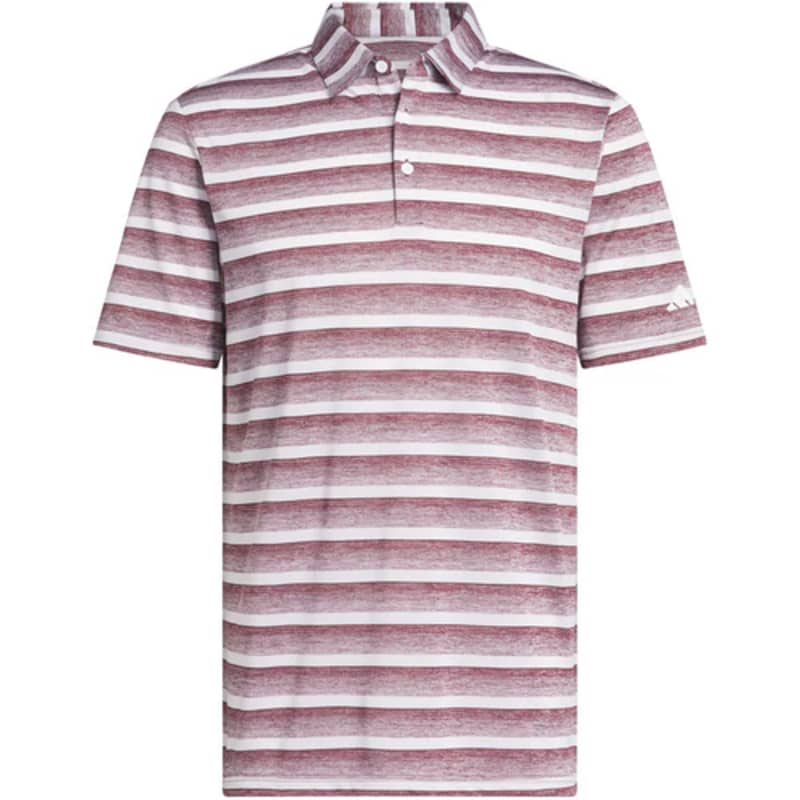 Adidas Two-Colour Stripe Men's Ruby/White Shirt