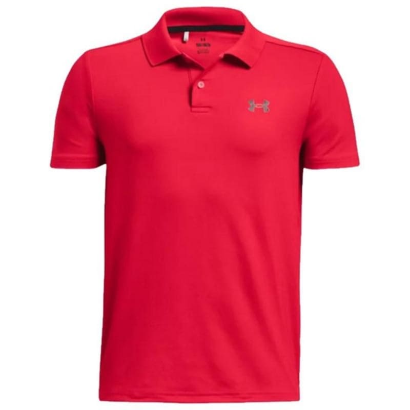 Under Armor Matchplay Junior Polo Red/Black