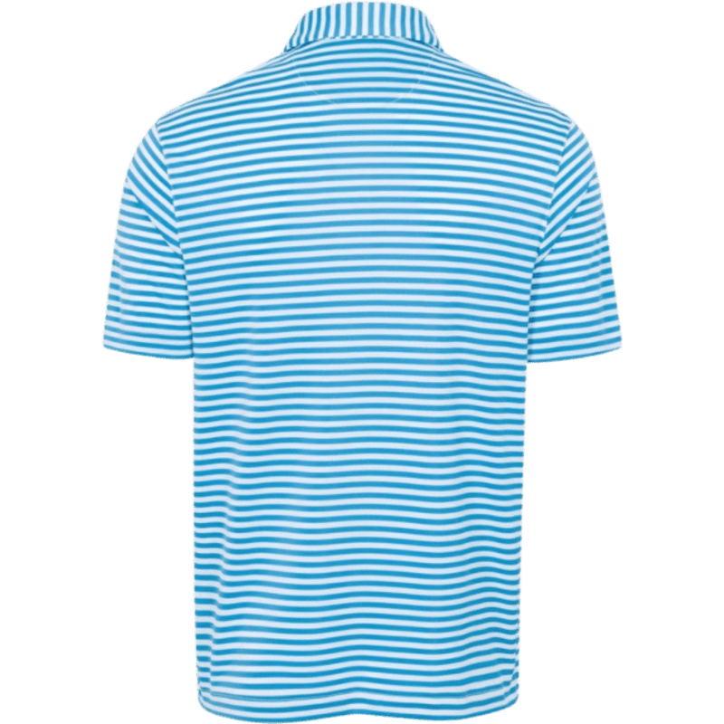 Greg Norman Microlux Stripe Men's Sky/White Shirt