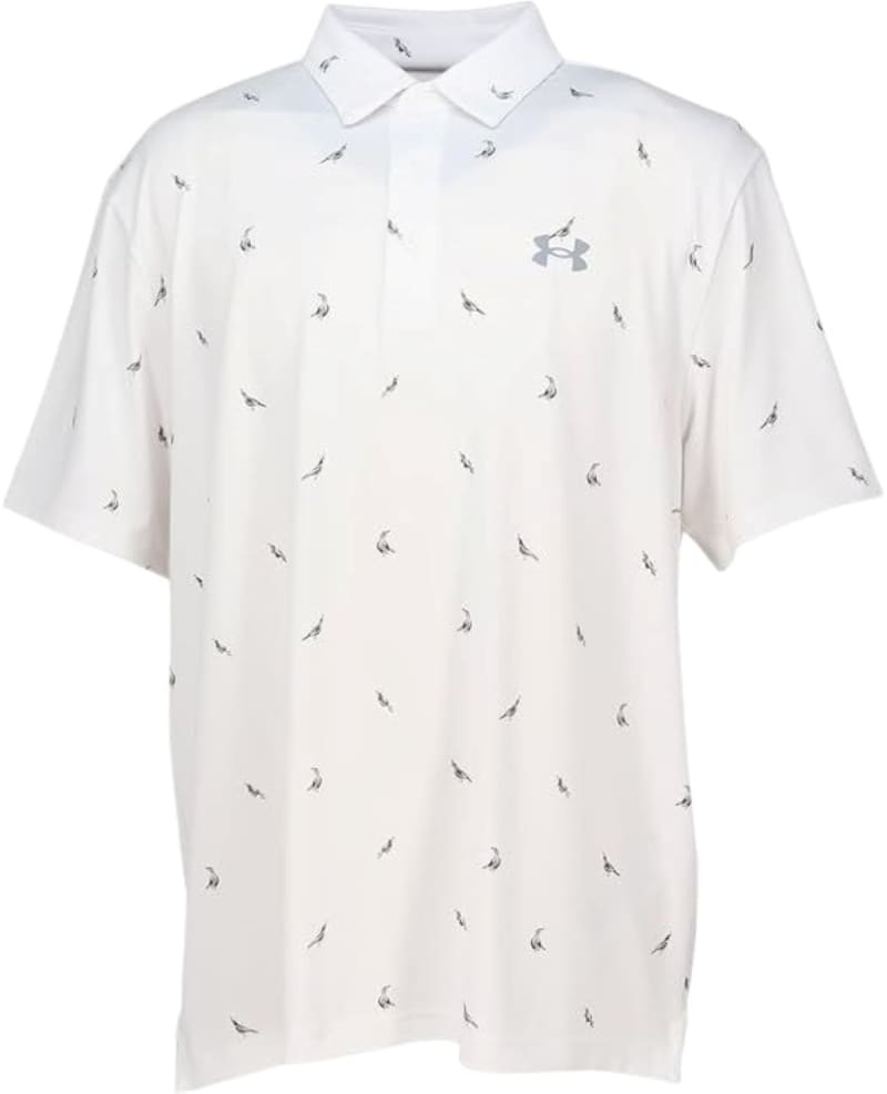 UnderArmour Men’s Playoff 3.0 Printed Men's White/Steel Shirt