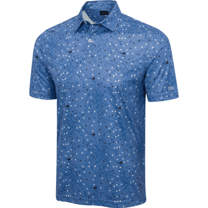 Greg Norman Winner Men's Colony Blue Shirt 