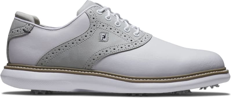 FootJoy Traditions Junior White/Grey Shoes