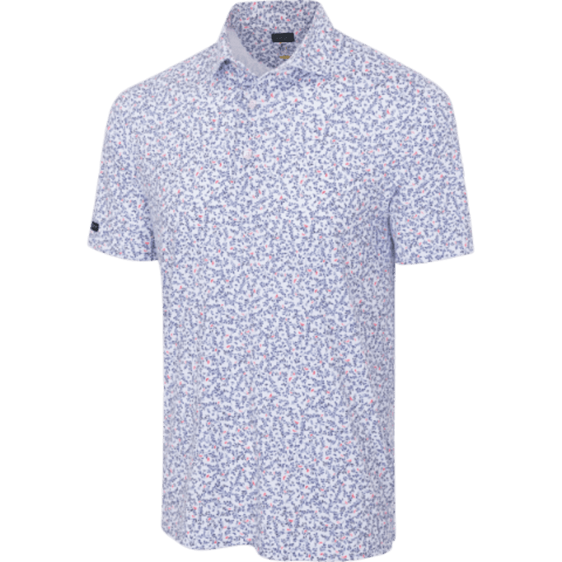 Greg Norman ML75 Ocean Floral Men's Shirt White