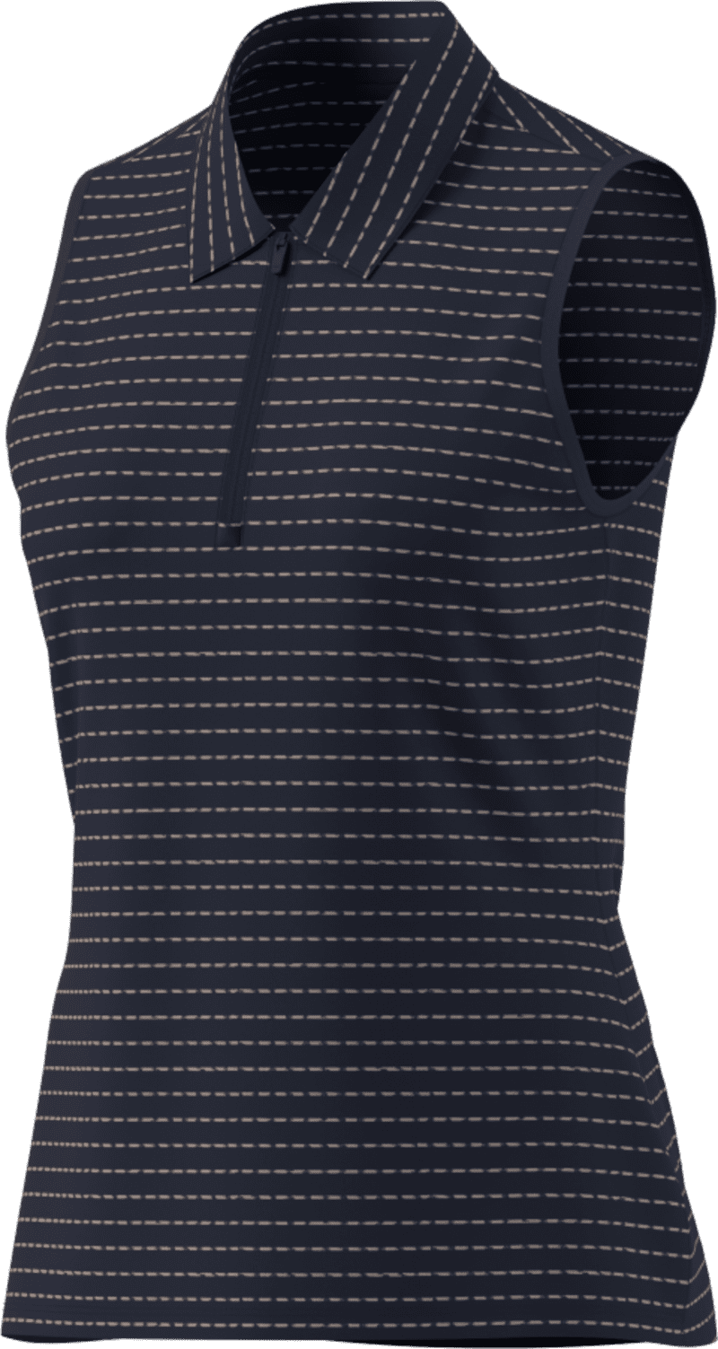 adidas Ultimate365 Stripe Ladies Collegiate Navy Shirt