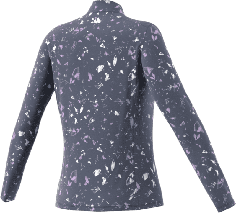 adidas Ultimate365 Printed Ladies Violet 1/4 Zip