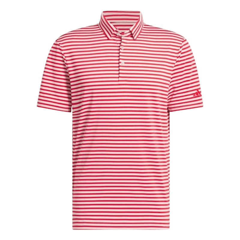 adidas Ultimate365 Stripe Men's Polo Shirt Alumina/Pure Ruby
