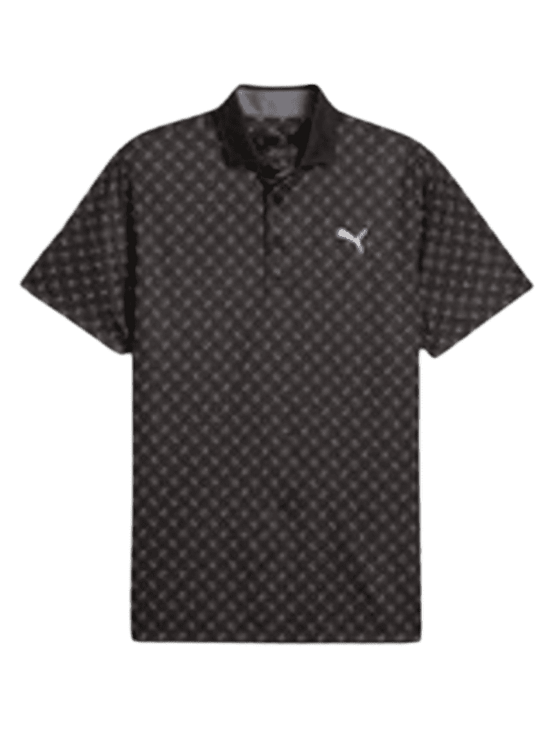 Puma Eaton Men's Polo (Black/Slate Sky)