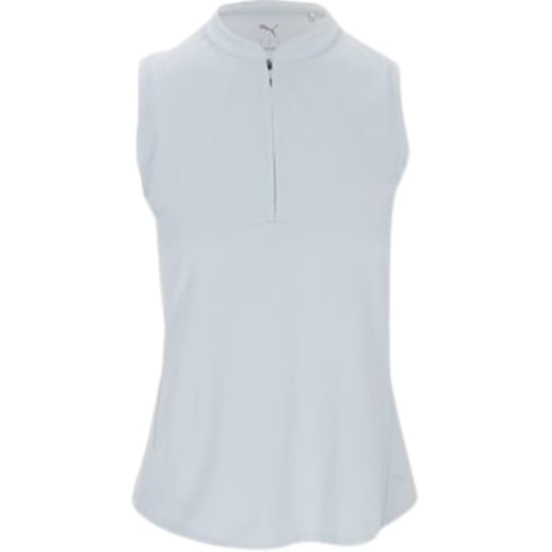 Puma Aerlon Mock Ladies Sea Glass Sleeveless Shirt 