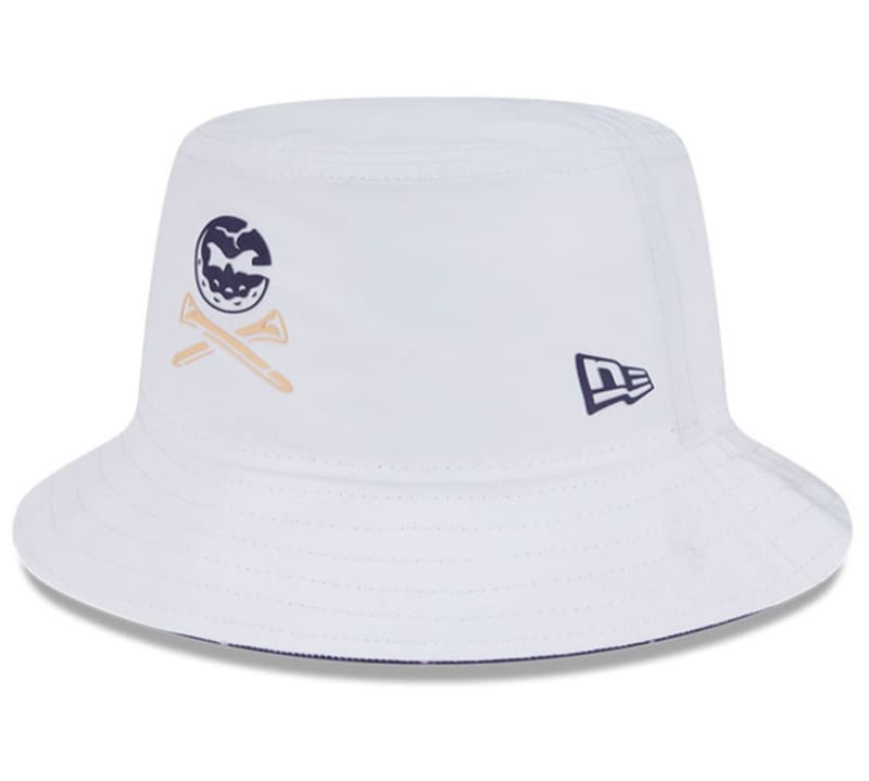 New Era LIV25 Crushers Men's White Bucket Hat 