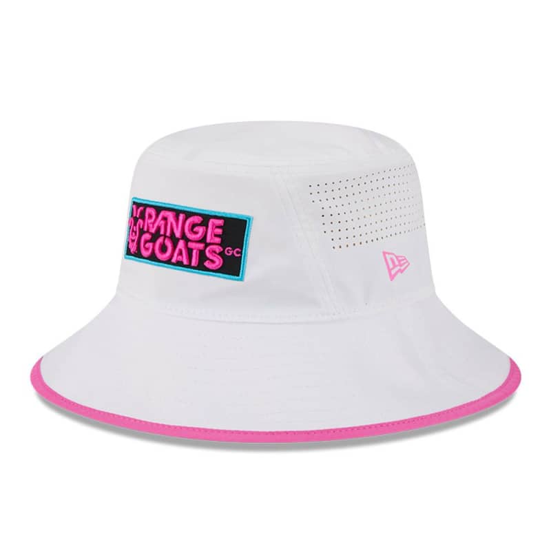 New Era LIV25 Rangegoats Men's White Bucket Hat 